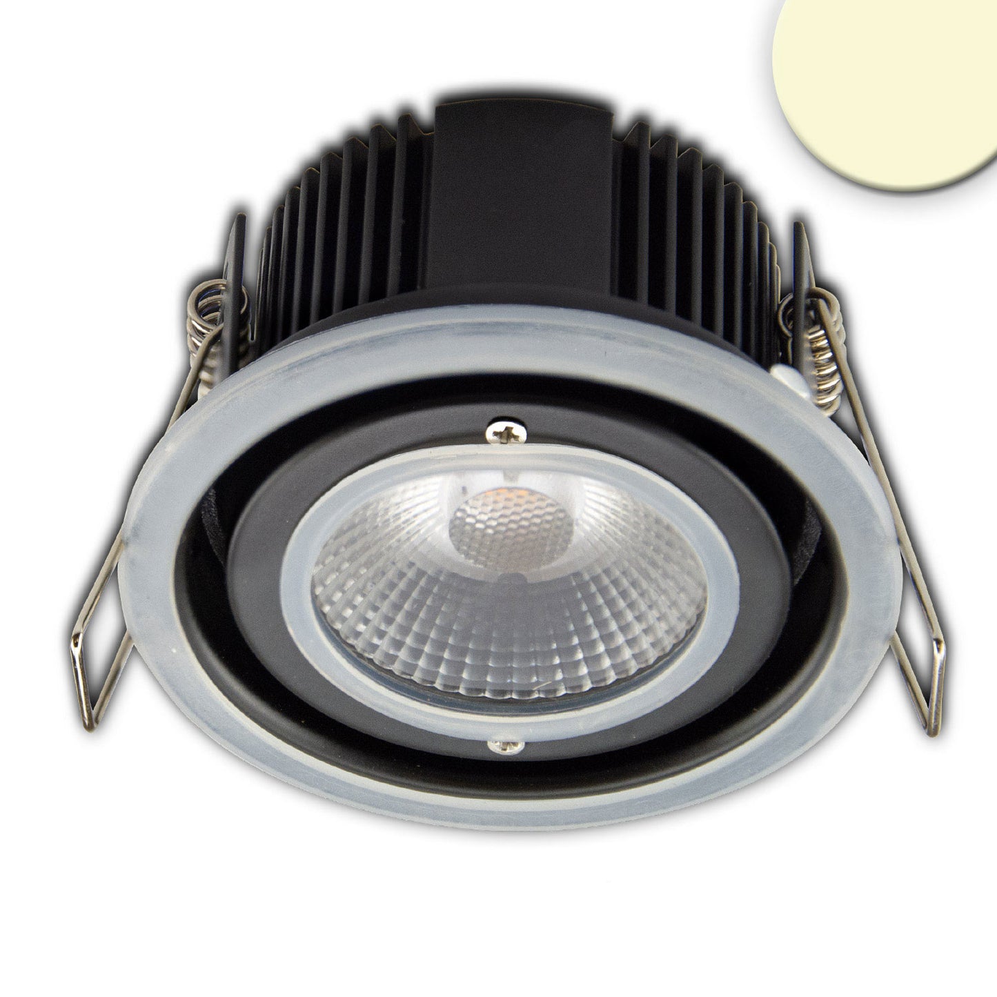 LED Einbaustrahler Sys-68, 10W, IP65, warmweiß, Push oder DALI-dimmbar (exkl. Cover) - Lumimatic