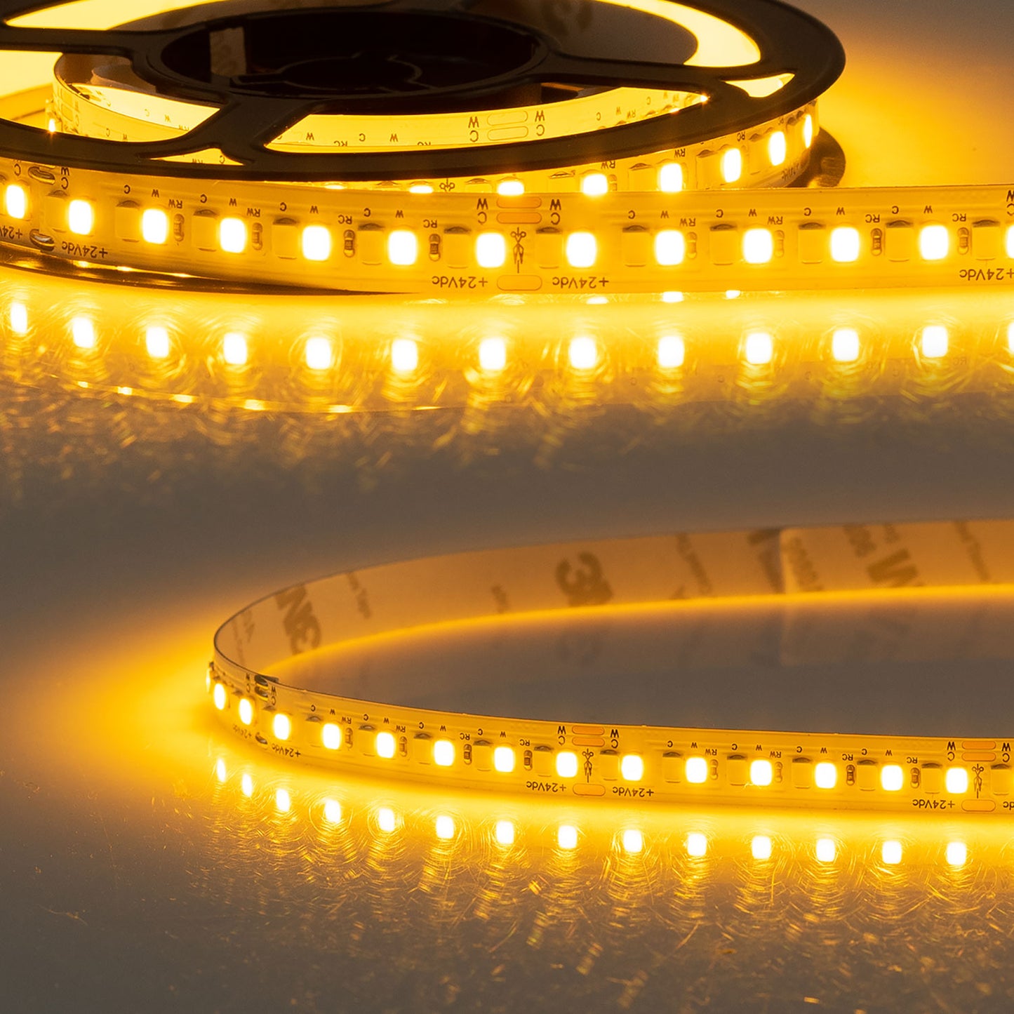 LED CRI819/840 CCT Flexband, 24V DC, 10W ww | 10W nw, IP20, Amber+Lime, 5m Rolle, 240 LED/m - Lumimatic