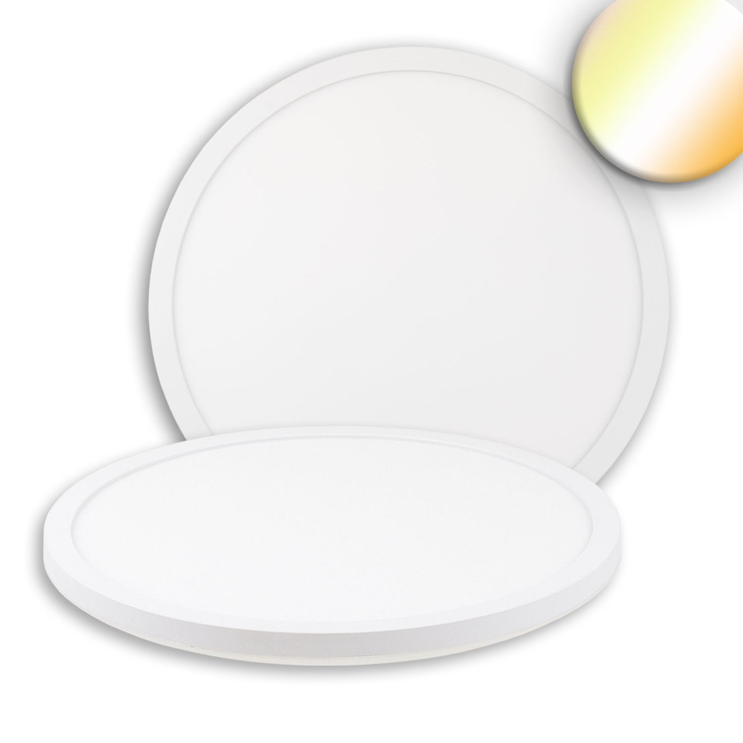 LED Deckenleuchte Slim400 PRO, 25W, weiß, rund, IP44, DN400, 3000|4000|5000K, Up&Down