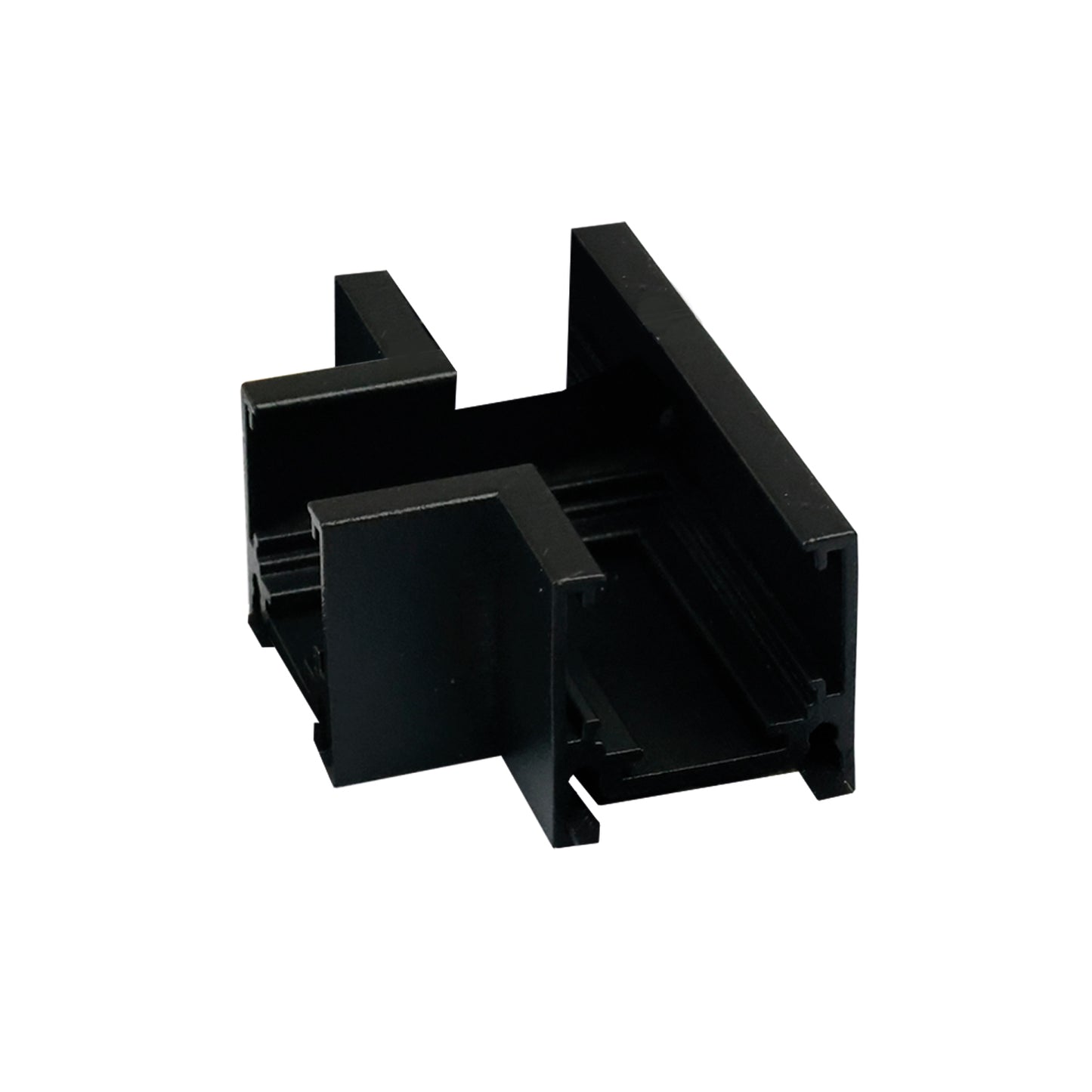 Track48 T-Schiene horizontal für Aufbauschiene flat, schwarz, nicht stromführend