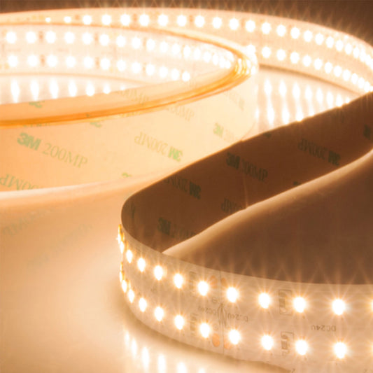LED CRI930 Flexband, 24V DC, 30W, zweireihig, IP20, 3000K, 5m Rolle, 240 LED/m - Lumimatic