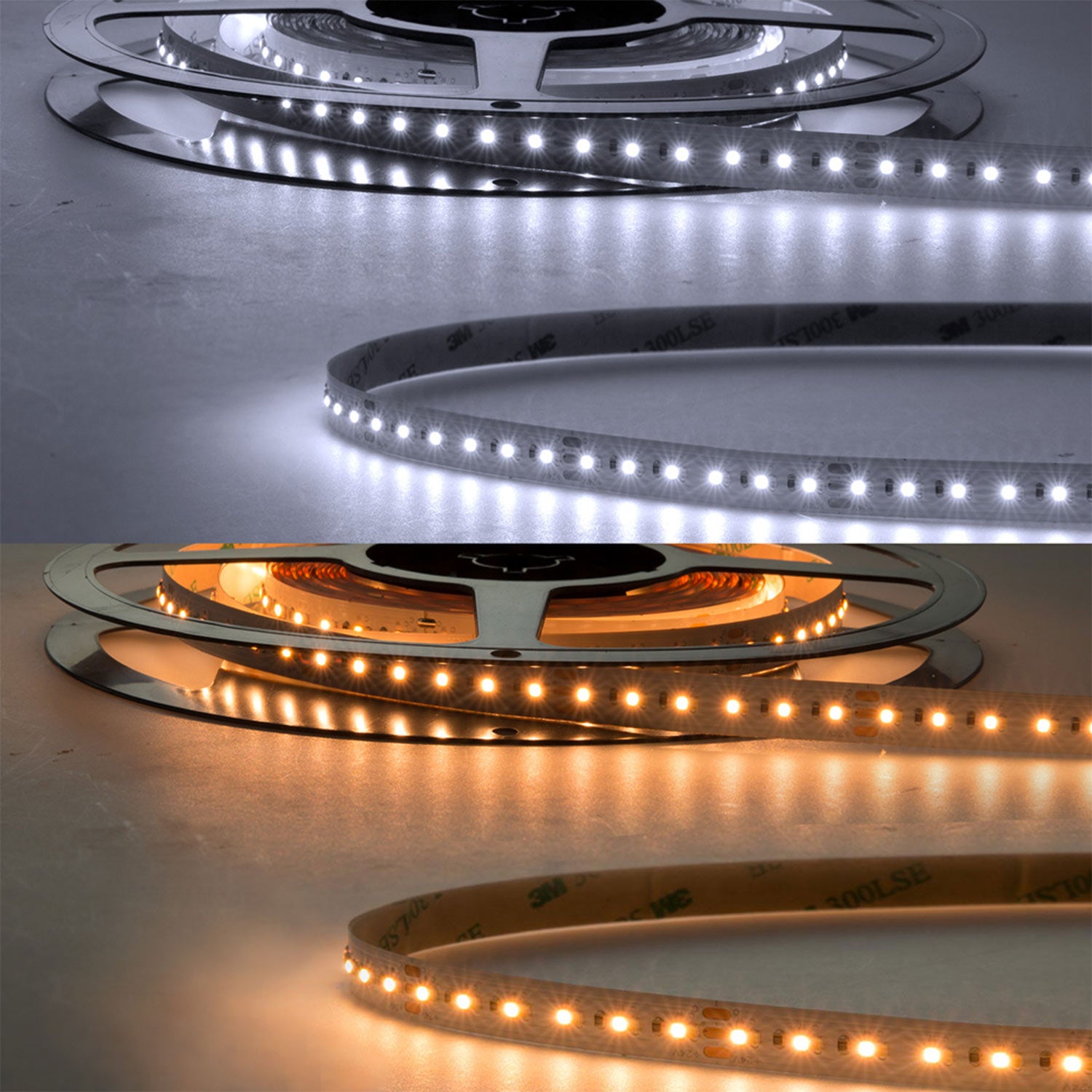 LED CRI923/950 Linear10 CCT Flexband, 24V DC, 10W ww + 10W kw, IP20, 5m Rolle, 240 LED/m - Lumimatic