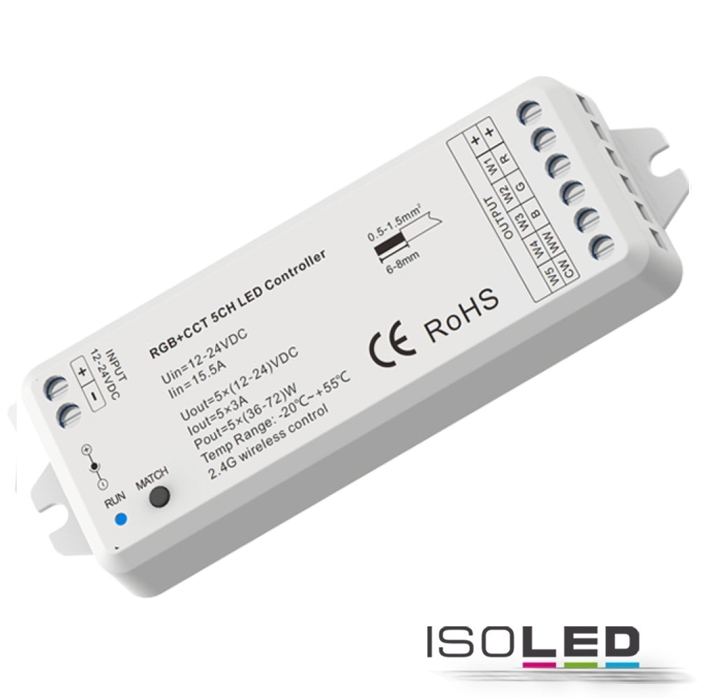 Sys-Pro RGB+CCT Funk Mesh PWM-Dimmer