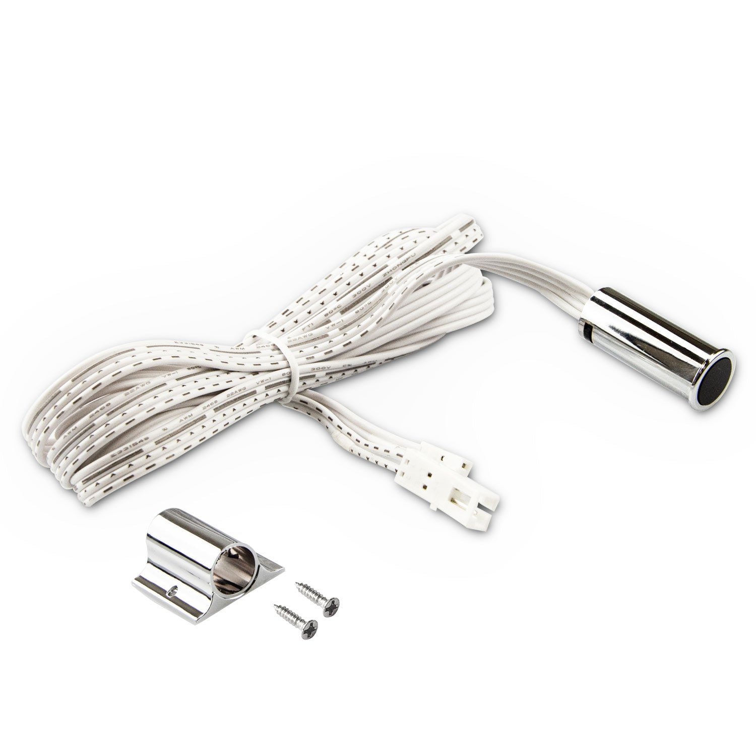 MiniAMP Kontakt-SENSOR rund, Einbau/Aufbau, 12-24V DC, 3A - Lumimatic