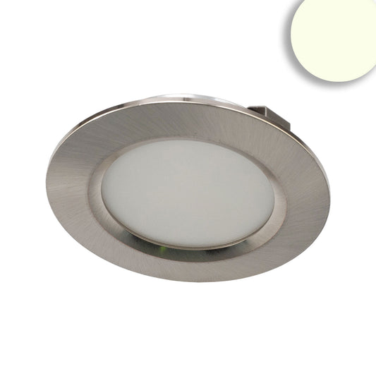LED Möbeleinbaustrahler MiniAMP silber, 3W, 120°, 24V DC weißdynamisch, dimmbar - Lumimatic