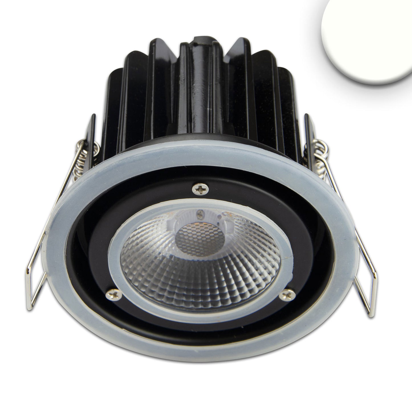 LED Einbaustrahler Sys-68 MiniAMP, 8W, 24V DC, 4000K, CRI80, dimmbar (exkl. Cover) - Lumimatic