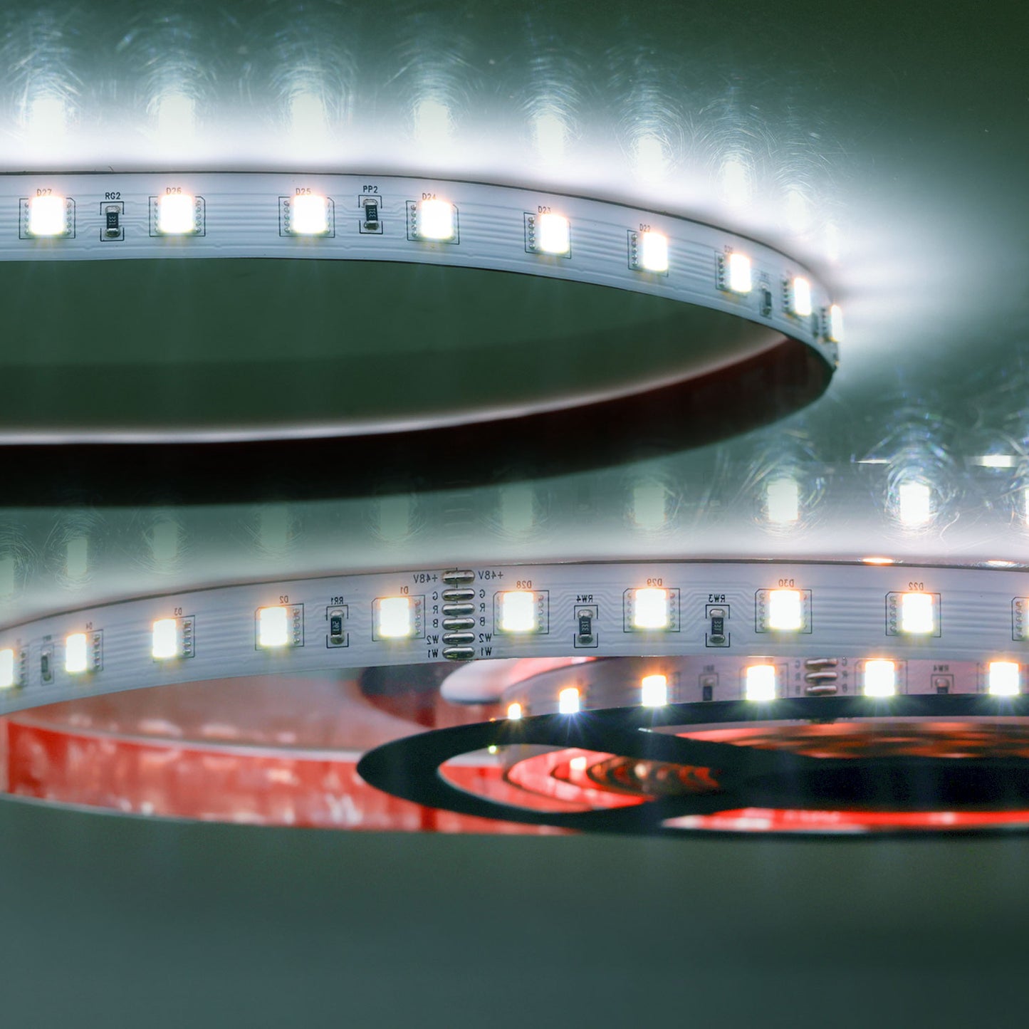 LED SIL RGB+WW+KW CCT Flexband, 24V DC, 19W, IP20, 5in1 Chip, 5m Rolle, 60 LED/m - Lumimatic